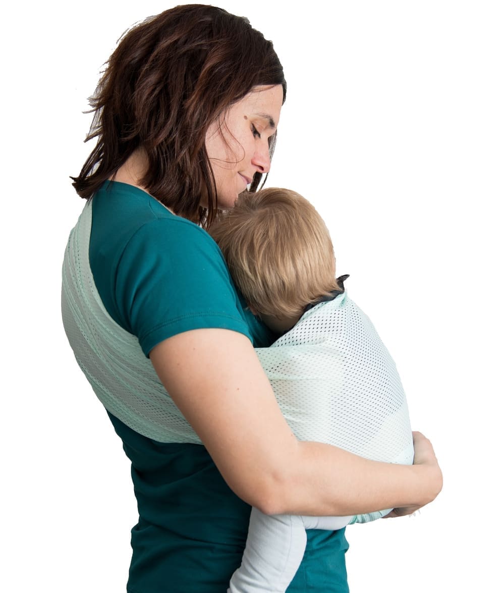 Bandolera porteo agua Menta - Imagen 2