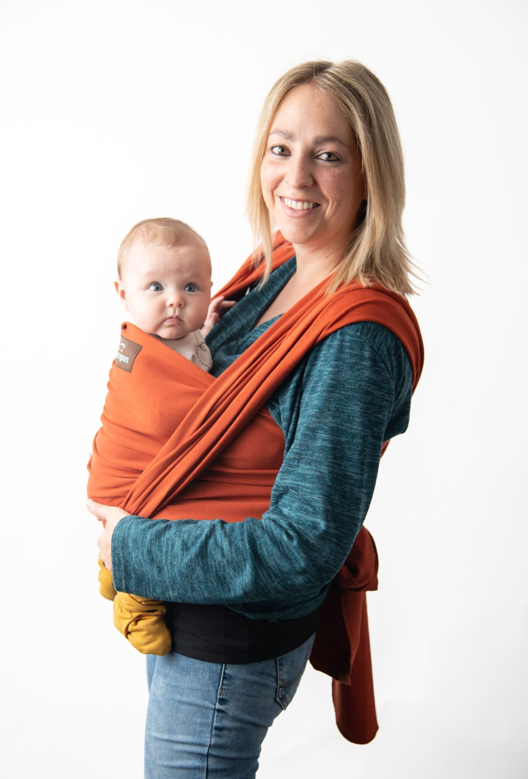 Fular elástico teja - Imagen 2