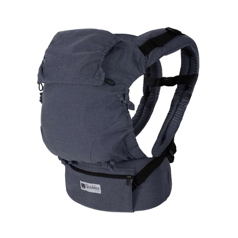 Mochila Ergonómica Quokkababy E-Carrier Denim - Imagen 2