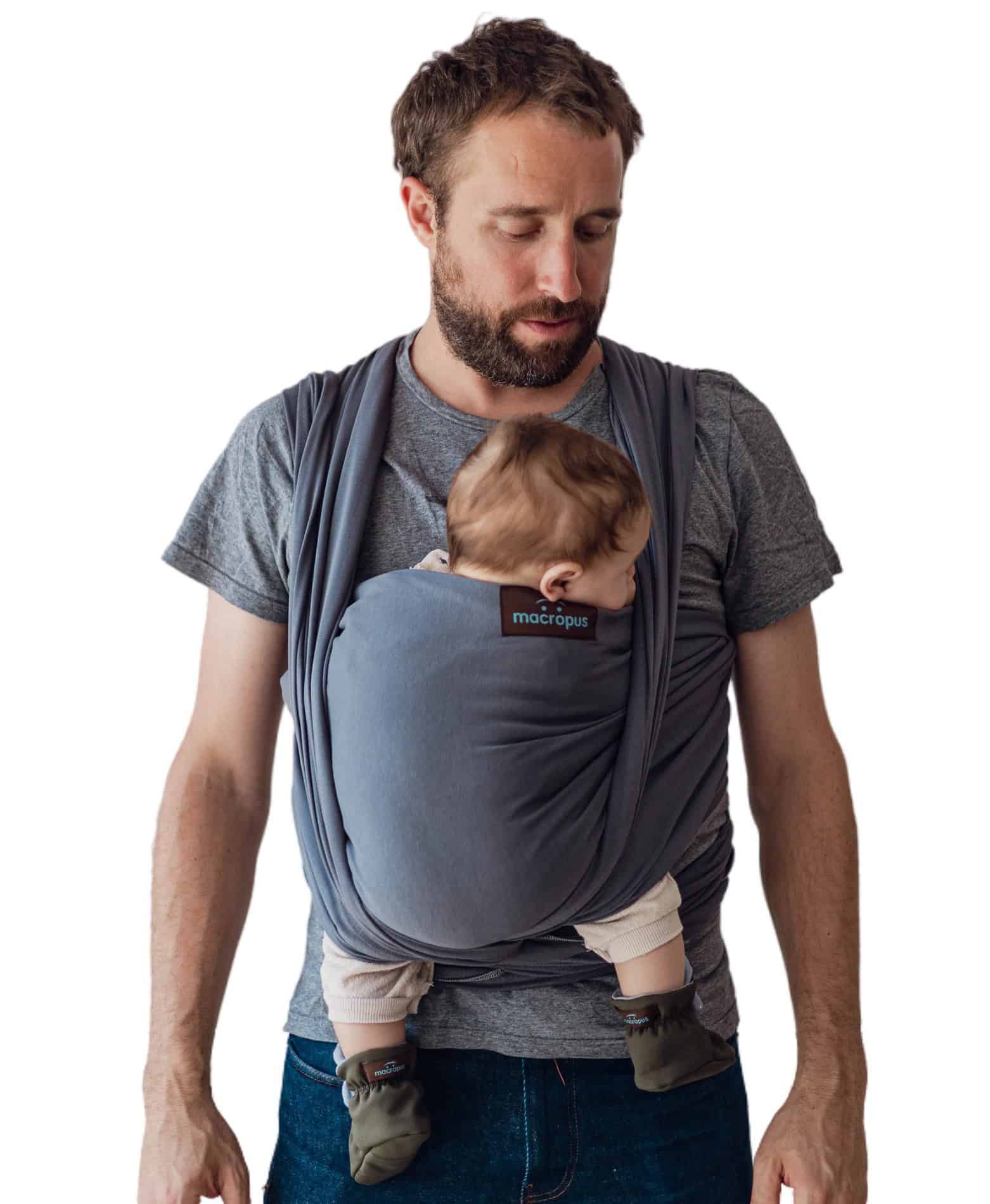 Fular elástico gris - Imagen 2