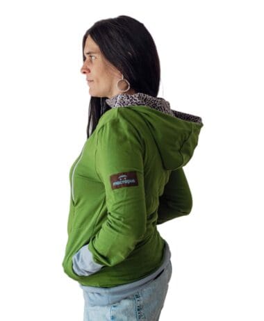 Sudadera lactancia verde