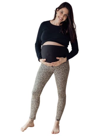 Leggings embarazo camel