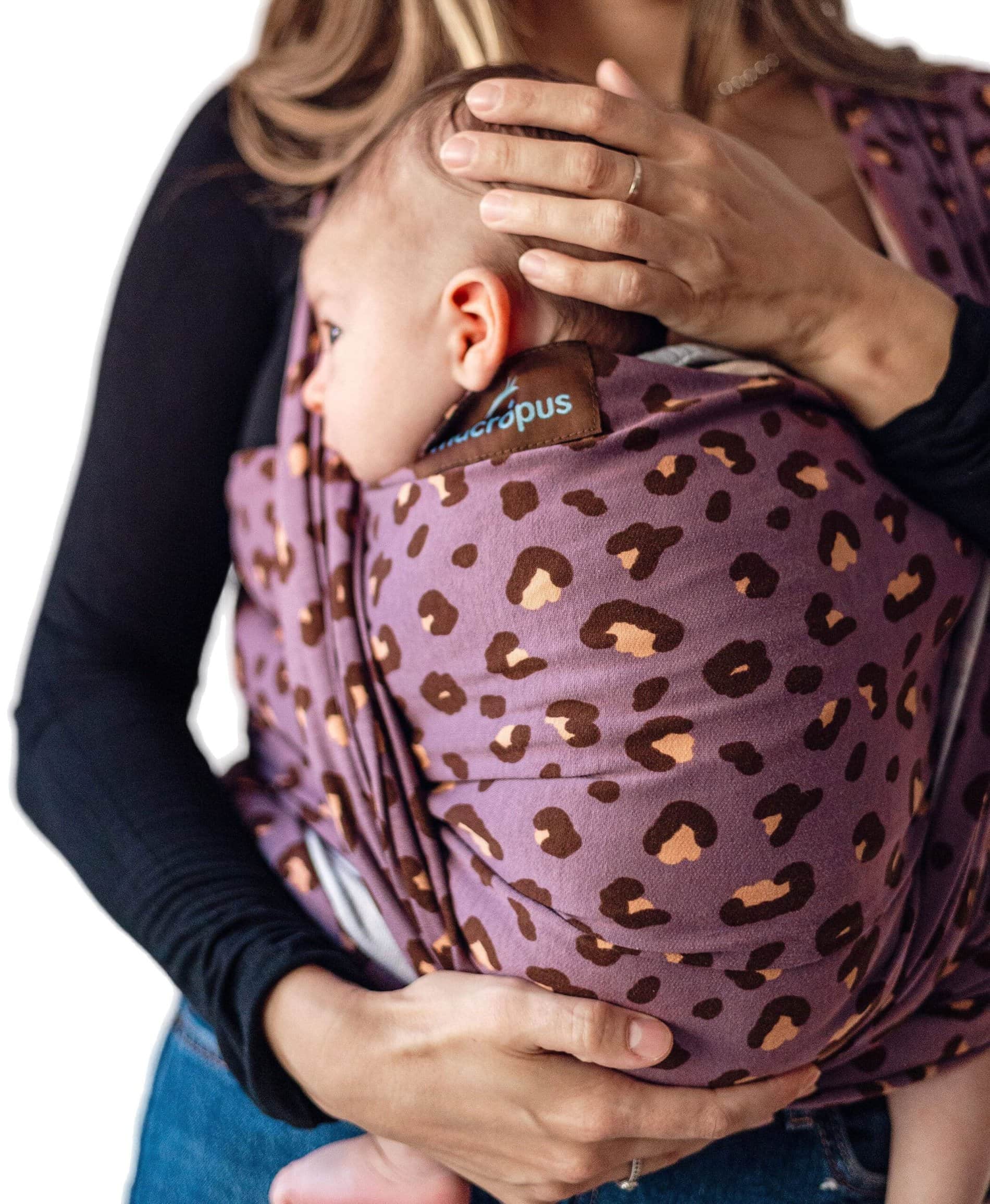 Fular elástico lila-leopardo - Imagen 2