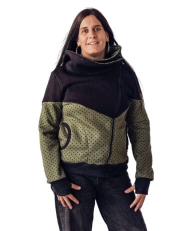 Sudadera lactancia topo caqui