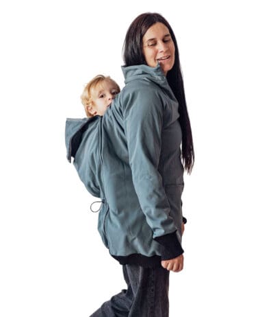 Chaqueta softshell azul acero